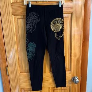 Sea creature printed leggings